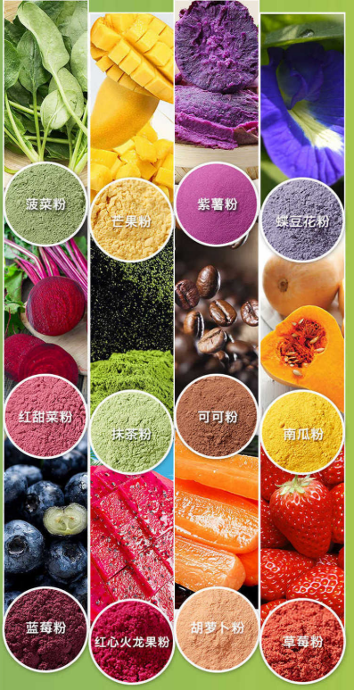 果蔬粉能代替色素吗？陕西恒植源